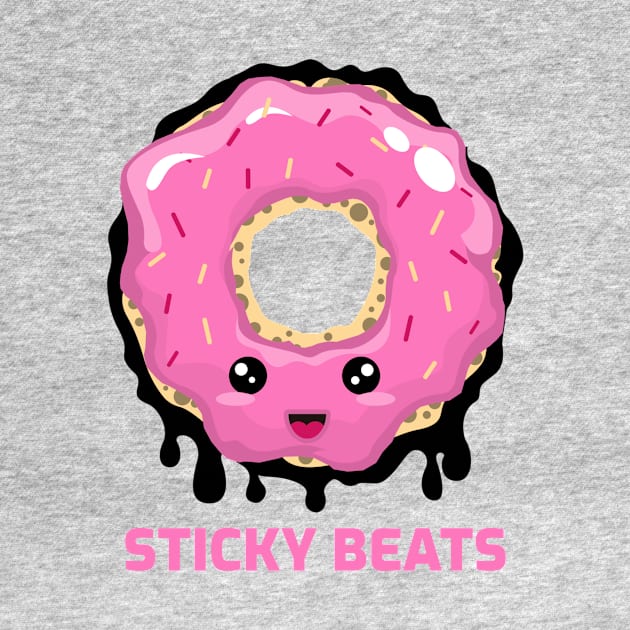 Sticky Beats Dance Donut by Mirage Tees